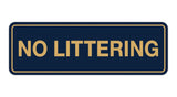 Signs ByLITA Standard No Littering Sign