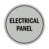 Signs ByLITA Circle Electrical Panel Sign