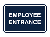 Signs ByLITA Classic Framed Employee Entrance Sign