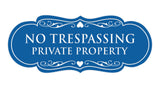Signs ByLITA Designer No Trespassing Private Property Sign