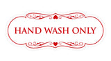 Signs ByLITA Designer Hand Wash Only Sign