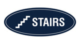 Oval Stairs Sign