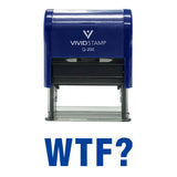 Blue WTF? Novelty Stamp