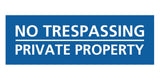 Signs ByLITA Basic No Trespassing Private Property Sign