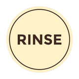Signs ByLITA Circle Rinse Sign
