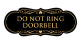 Signs ByLITA Designer Do Not Ring Doorbell Sign