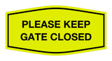 Signs ByLITA Fancy Please Keep Gate Closed Sign