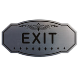 EXIT Victorian Door / Wall Sign