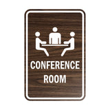 Portrait Round Conference Room Sign