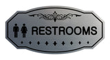 Victorian Unisex Restroom Sign