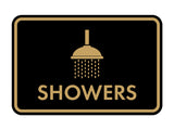 Classic Framed Showers Wall or Door Sign