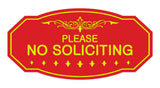 Signs ByLITA Victorian Please No Soliciting Sign