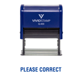 Please Correct Rubber Stamp