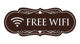 Signs ByLITA Designer Free Wifi Sign