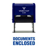 Documents Enclosed Self Inking Rubber Stamp