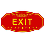 EXIT Victorian Door / Wall Sign