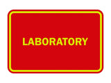 Signs ByLITA Classic Framed Laboratory Sign
