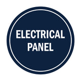 Signs ByLITA Circle Electrical Panel Sign