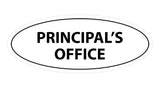 Signs ByLITA Oval Principal's Office Sign