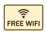 FREE WIFI AVAILABLE Wall / Door Sign
