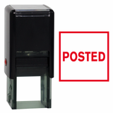 Square POSTED Self Inking Rubber Stamp