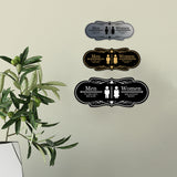 Designer Men to the Left, Because Women are Always Right, Restroom Wall or Door Sign