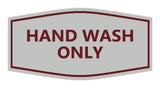 Signs ByLITA Fancy Hand Wash Only Sign
