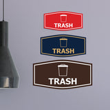 Fancy Trash Wall or Door Sign