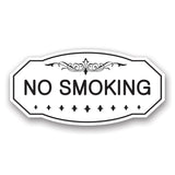 NO SMOKING Victorian Door / Wall Sign