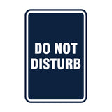 Portrait Round Do Not Disturb Sign