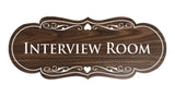 Signs ByLITA Designer Interview Room Sign