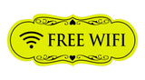 Signs ByLITA Designer Free Wifi Sign