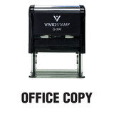 Black Office Copy Self Inking Rubber Stamp