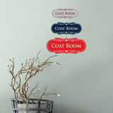 Signs ByLITA Designer Coat Room Sign