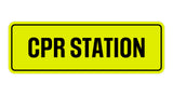 Standard Cpr Station Sign