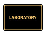 Signs ByLITA Classic Framed Laboratory Sign
