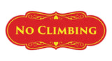 Signs ByLITA Designer No Climbing Sign
