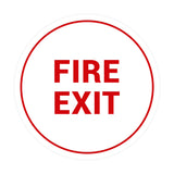 Signs ByLITA Circle Fire Exit Sign
