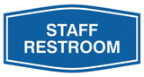 Signs ByLITA Fancy Staff Restroom Sign