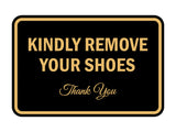 Signs ByLITA Classic Framed Kindly Remove Your Shoes