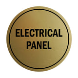 Signs ByLITA Circle Electrical Panel Sign