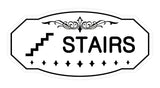 Victorian Stairs Sign