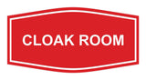 Signs ByLITA Fancy Cloak Room Sign