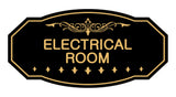 Victorian Electrical Room Sign