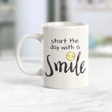Start The Day With A Smile Coffee Mug