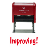 IMPROVING Teacher Self Inking Rubber Stamp