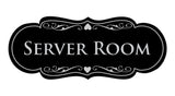 Signs ByLITA Designer Server Room Sign
