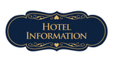 Signs ByLITA Designer Hotel Information Sign