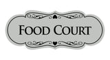 Signs ByLITA Designer Food Court Sign