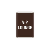 Portrait Round Vip Lounge Sign